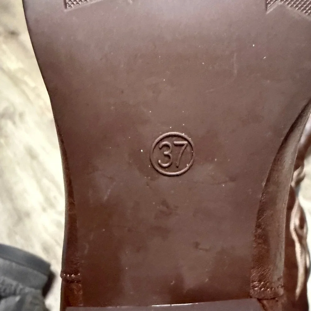 Above the knee western brown cowgirl boots size 6.5‎ NWOT